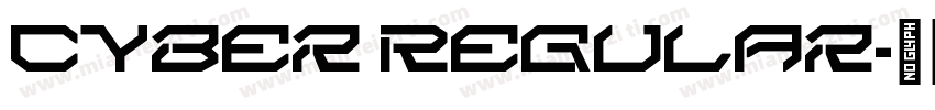 Cyber Regular字体转换